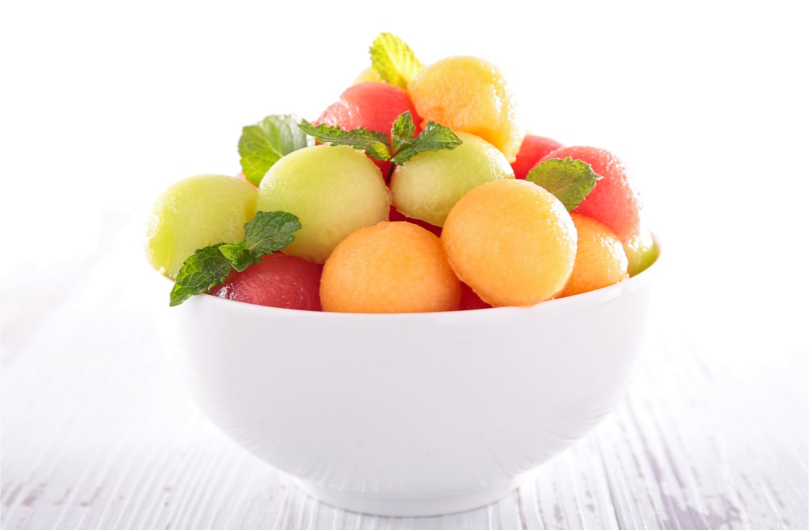 fruit salad in a bowl