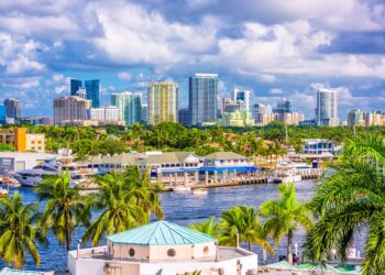 ft lauderdale florida usa skyline