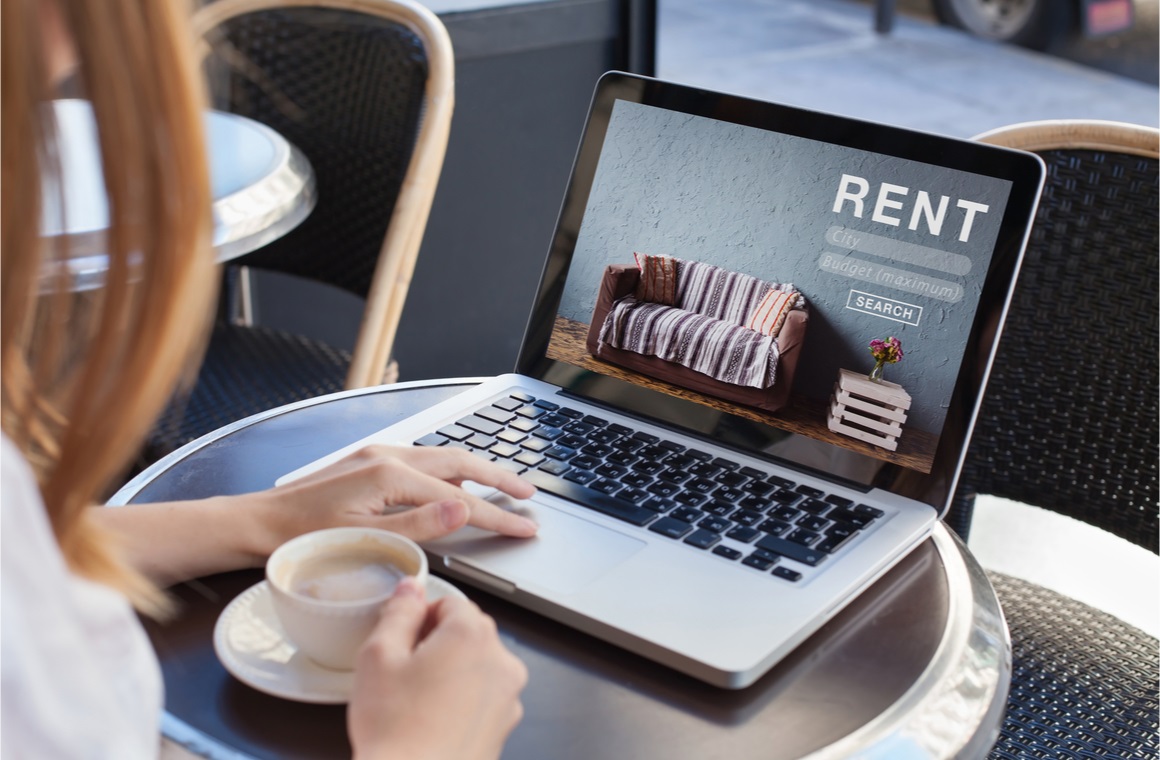 rent online concept