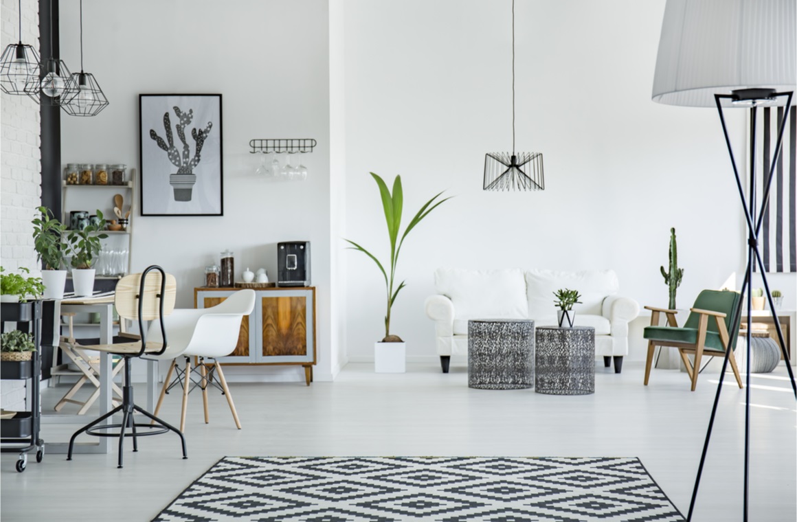 interior scandinavian loft