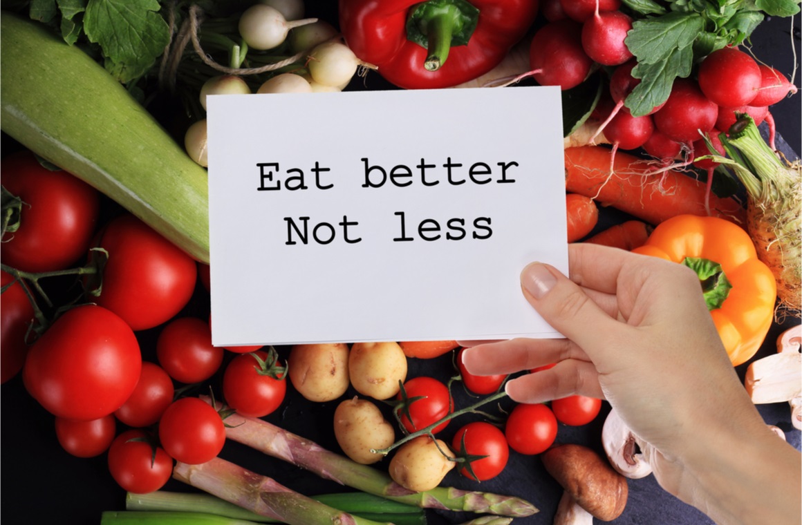 inspirational quote eat better