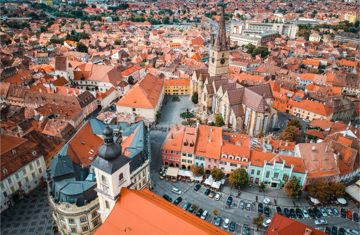 sibiu romania small square