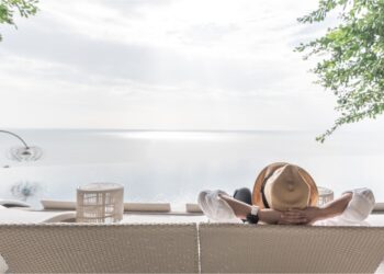 relaxation holiday vacation of businessman