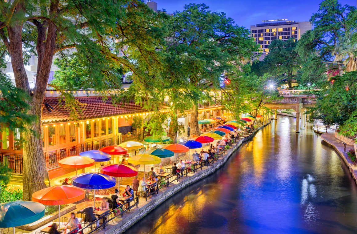 san antonio texas river walk view