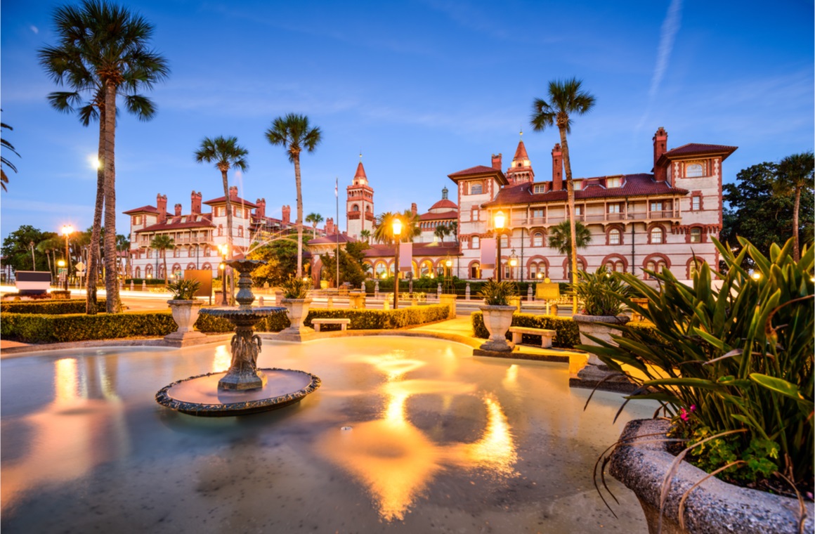 st.augustine florida usa downtown