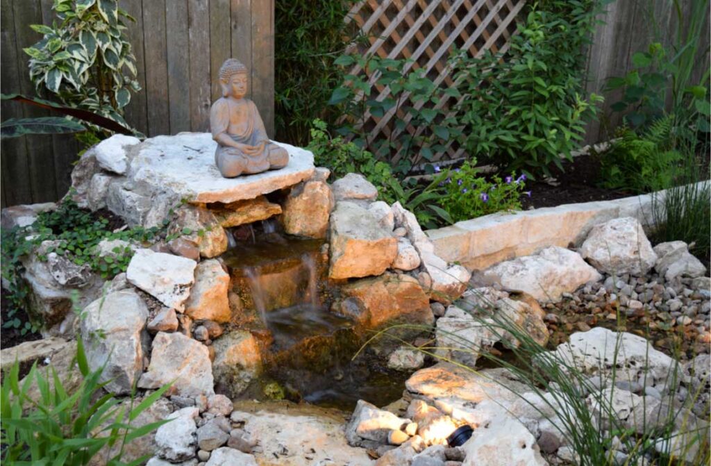 Do it yourself zen garden waterfall