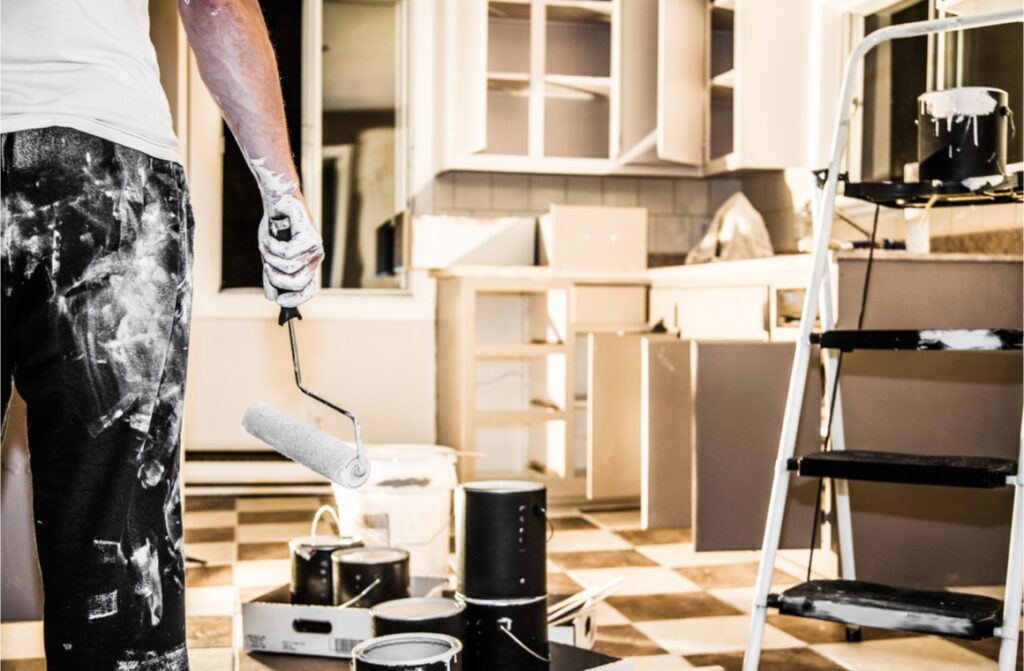 painting kitchen cabinets