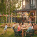 big family garden party celebration