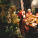 group of people have dinner christmas party