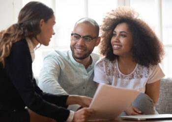 happy young african american