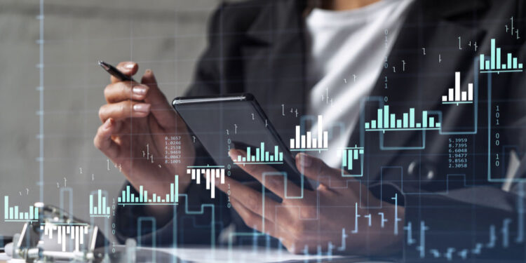 business woman formal wear signing contract invest