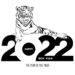 happy new year 2022 tiger drawing
