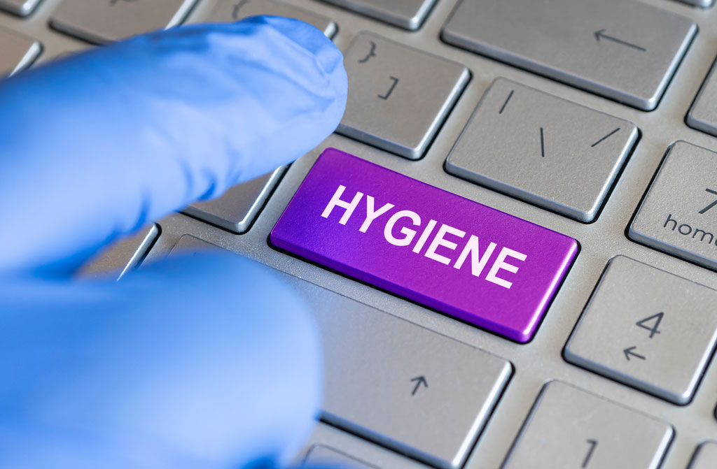 hygiene keyboard button