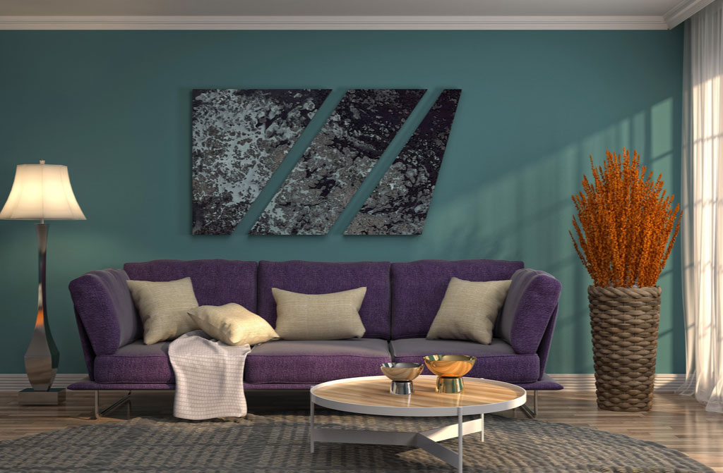 interior living room 3d illustration