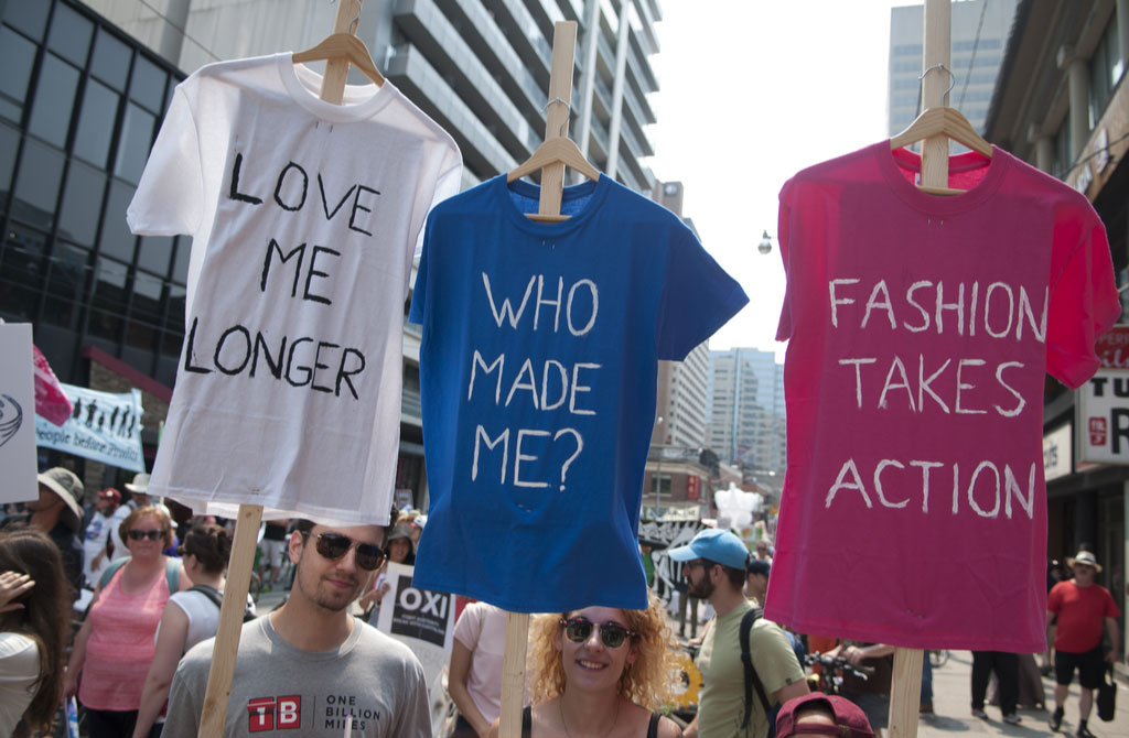 couple t-shirts asking