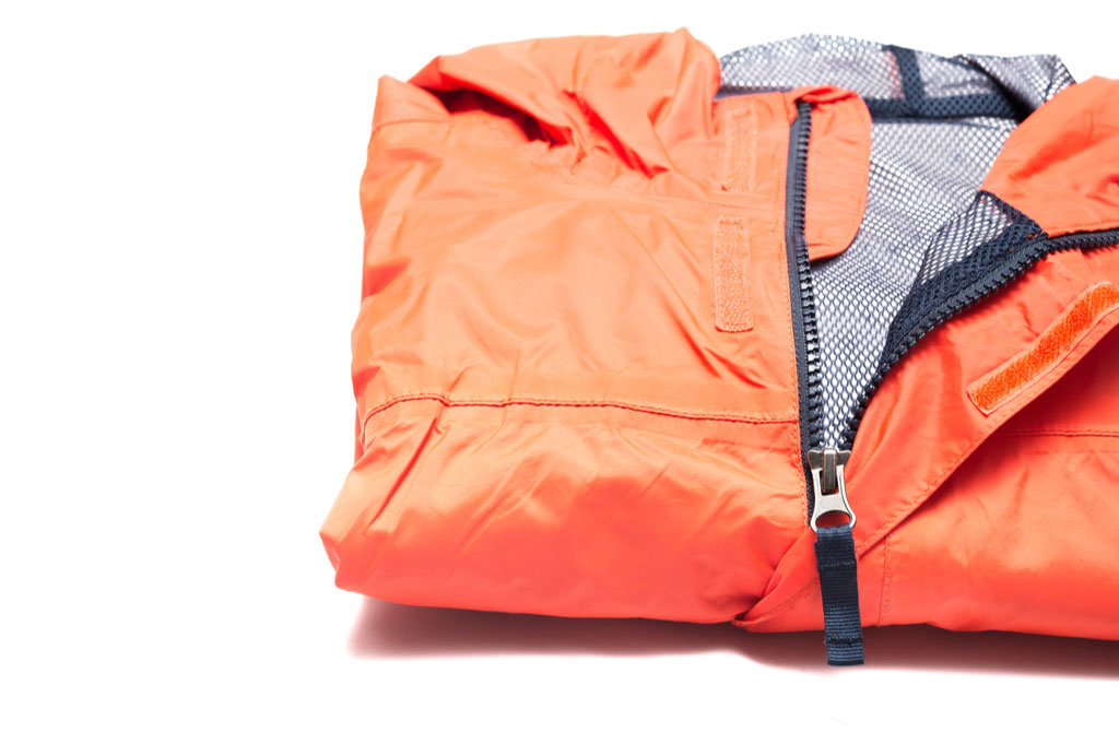 orange jacket windbreaker