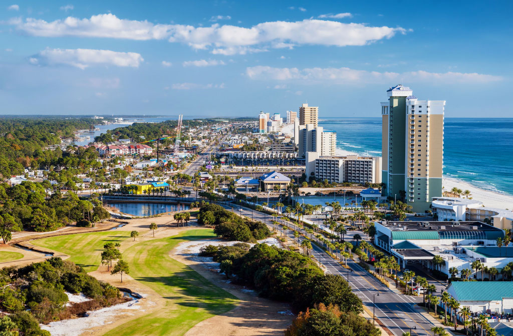 panama city beach view florida