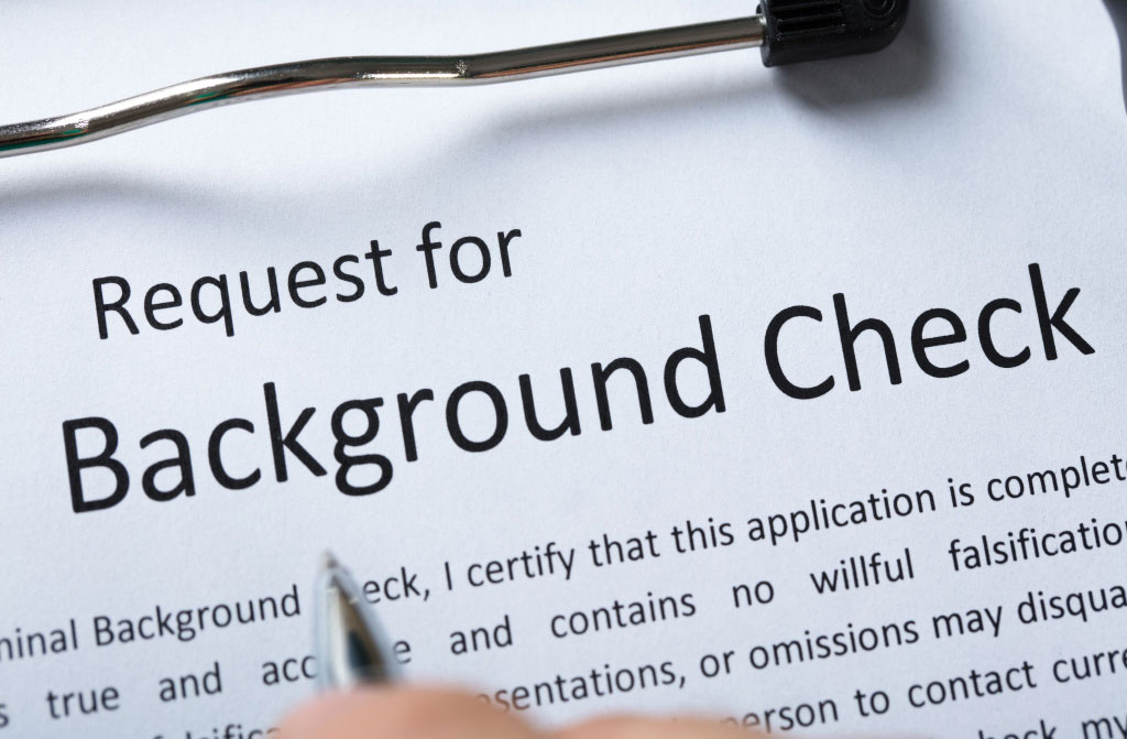 background check concept