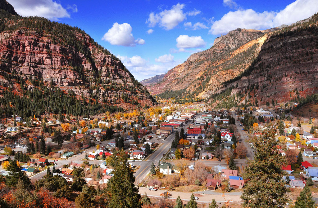 qouray colorado autumn view