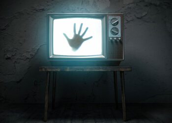 horror scary movie concept hand ghost
