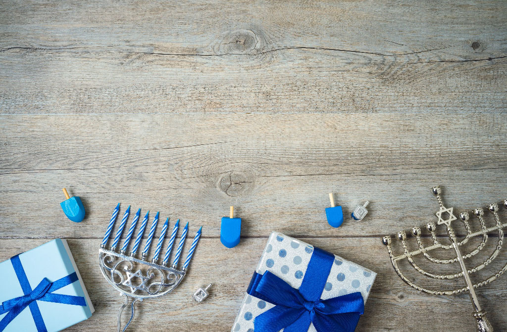 jewish holiday hanukkah background