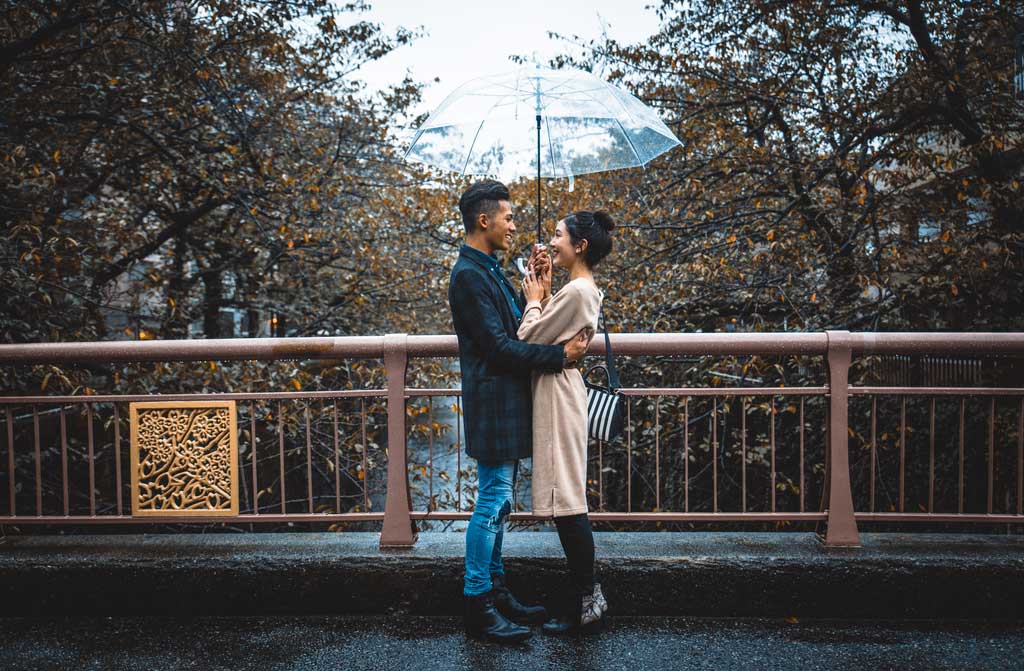 beautiful happy couple in thailand