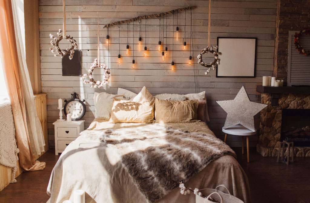 cozy bedroom eco decor