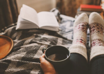 cozy winter day home cup