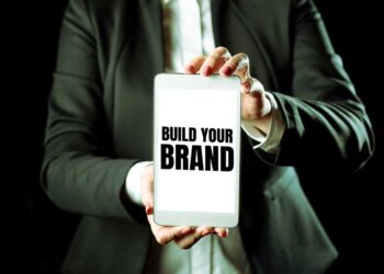 text sign showing build your brand