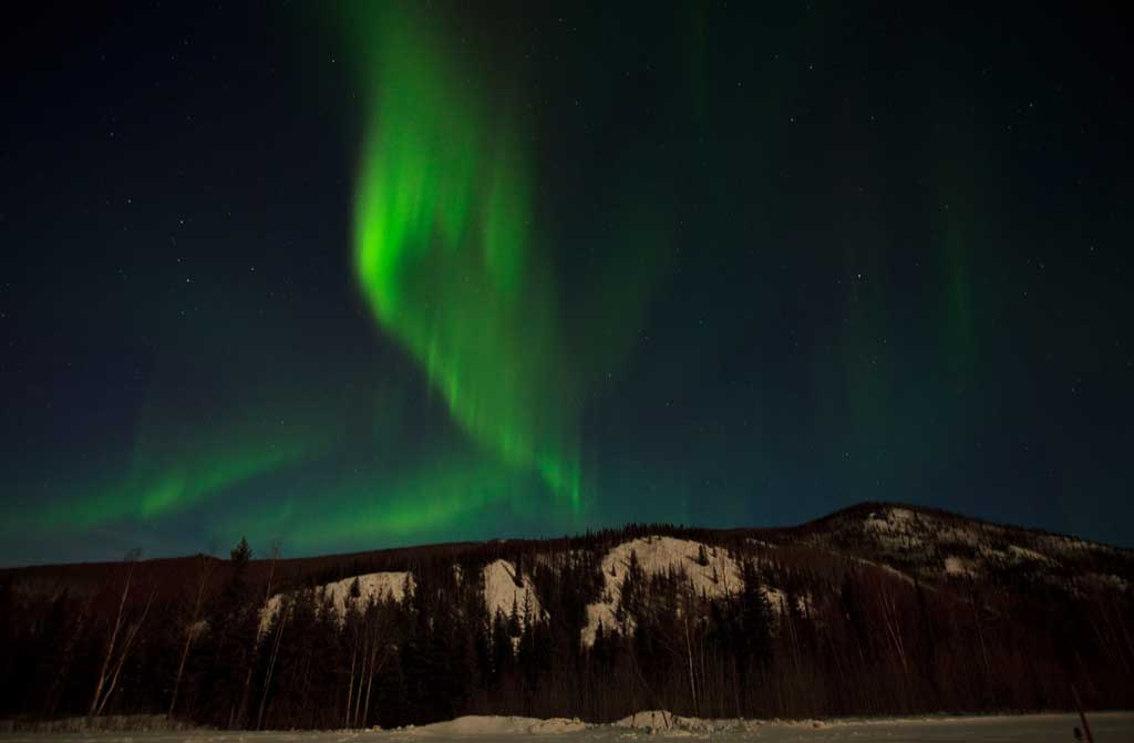 aurora borealis display