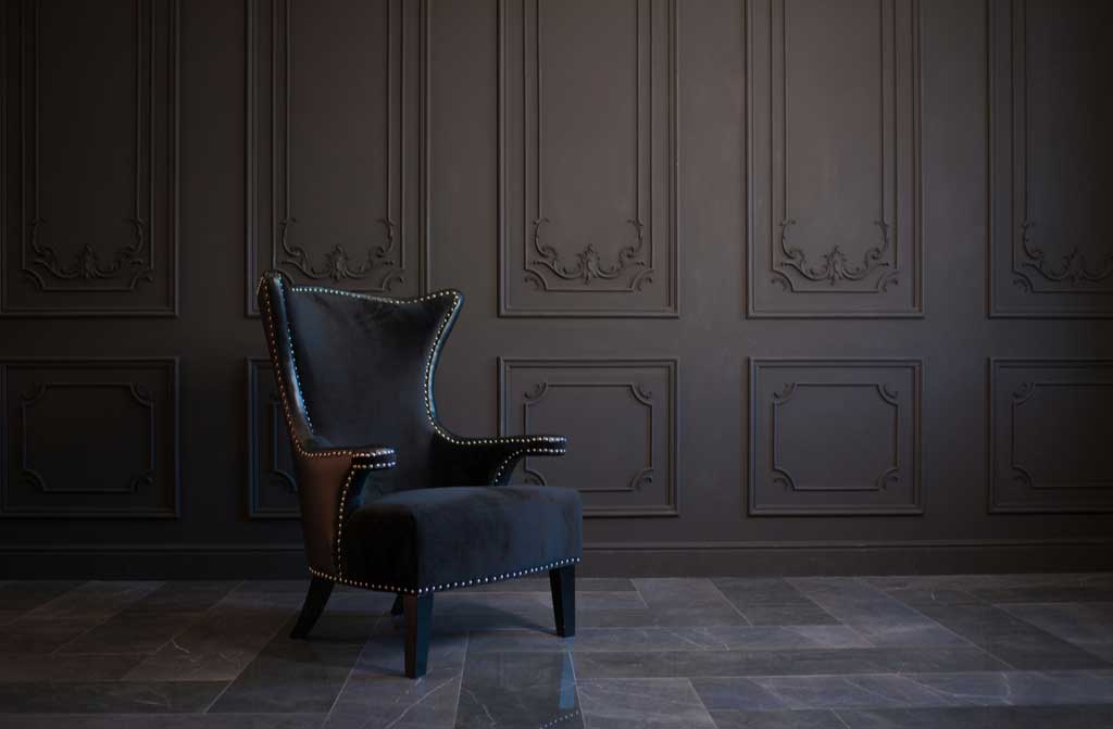stylish black chair