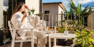 beautiful young girl long hair relaxing