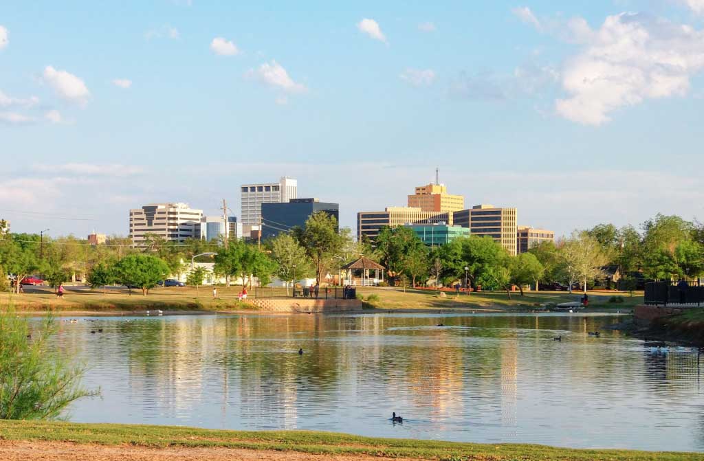 downtown midland texas usa