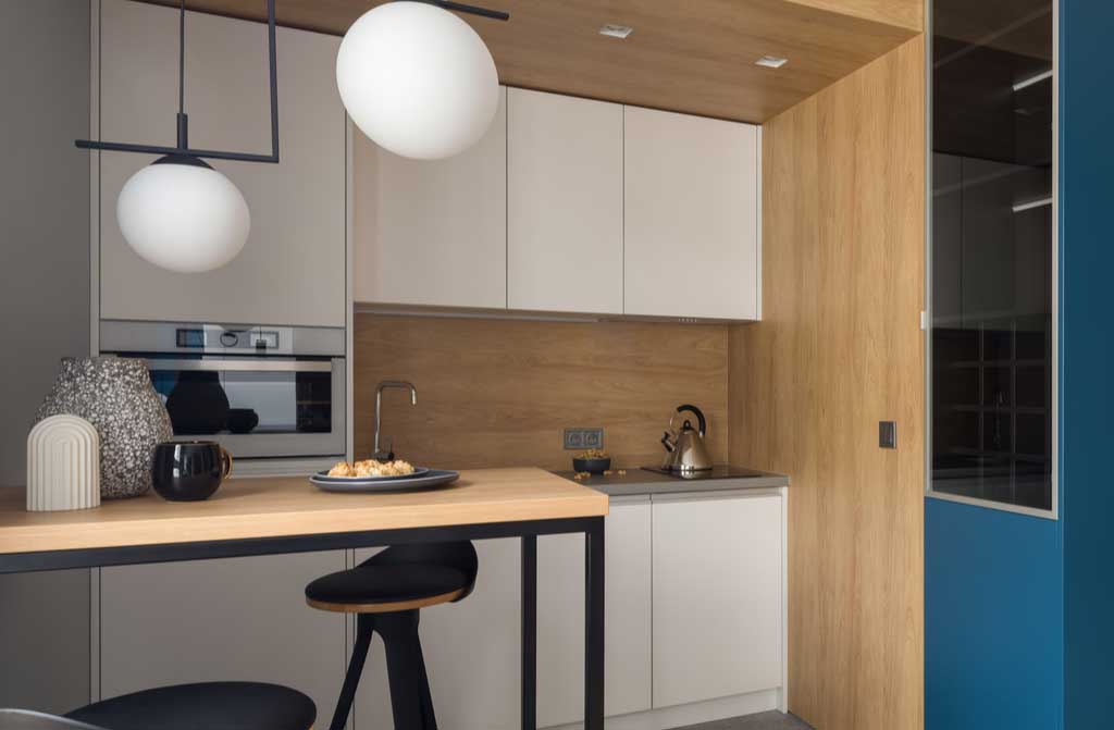 small kitchen modern interior