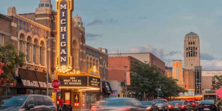michigan usa theater view