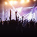 rock concert cheering crowd