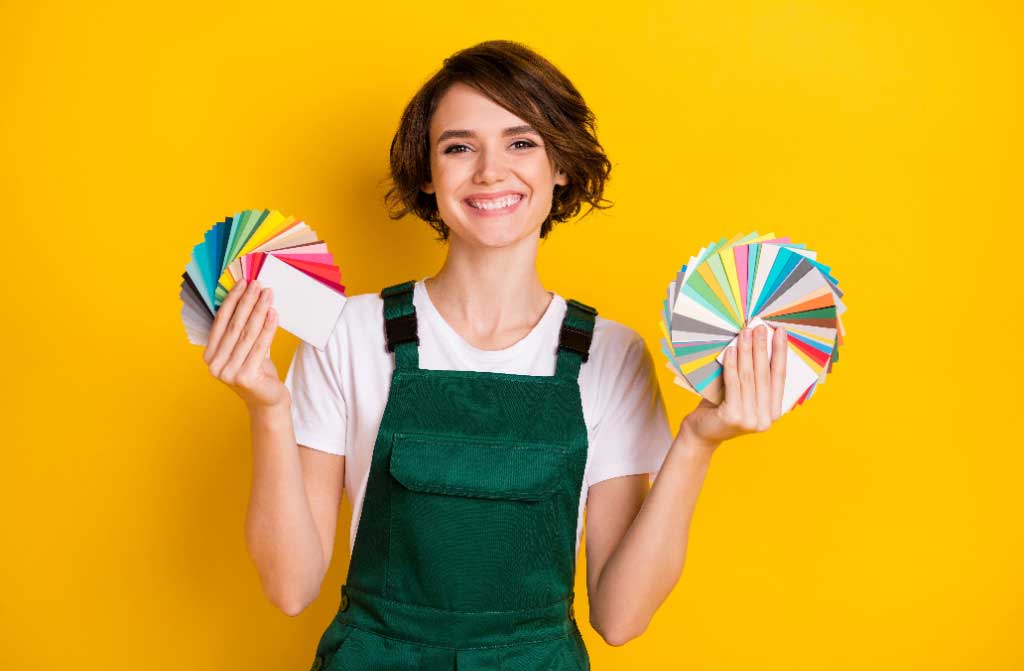 happy smiling charming woman