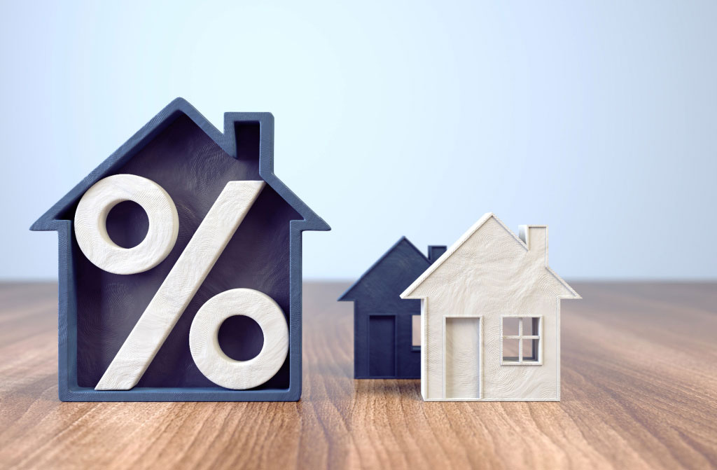 3d illustrate real estate interest rates