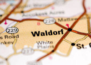 waldorf maryland usa on map