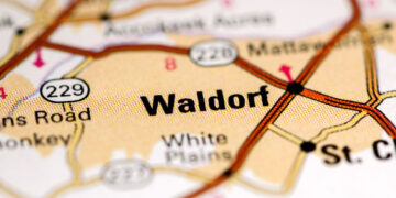 waldorf maryland usa on map
