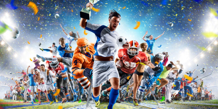 grand arena sports collage soccer basketball