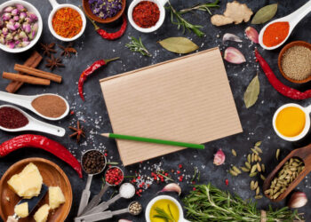 notepad your recipe herbs spices