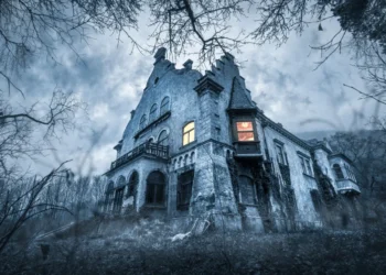 abandoned haunted house