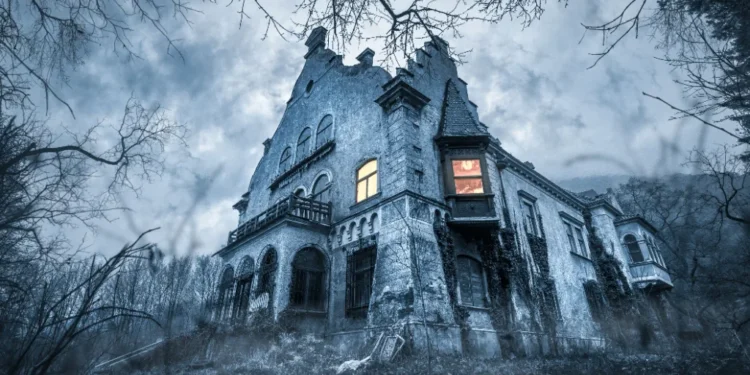 abandoned haunted house