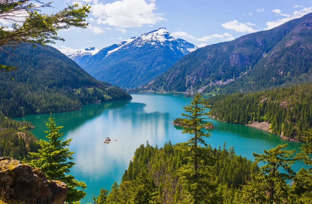 diablo lake north cascades national view