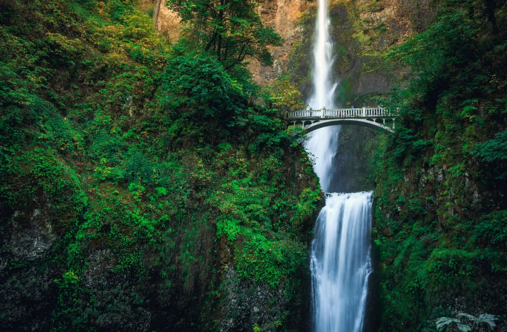 falls bridge columbia river gorge