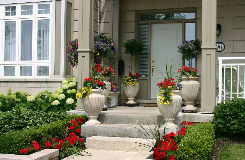 townhouse entrance curb appeal