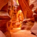 antelope canyon lights rocks