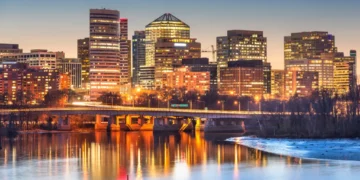 rosslyn arlington virginia usa downtown
