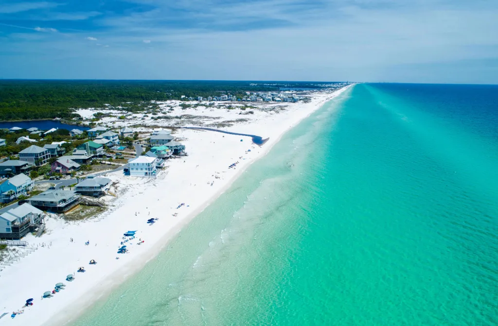 aerial view grayton beach